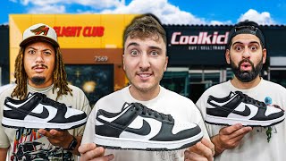 How Far Can We Trade A Panda Dunk At A Sneaker Store [upl. by Arreit361]