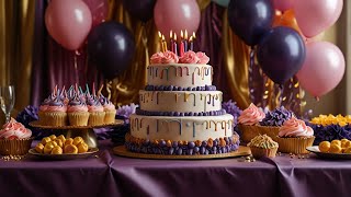 STUNNING BIRTHDAY MUSIC  HAPPY BIRTHDAY MUSIC INSTRUMENTAL  BEST BIRTHDAY VIDEO [upl. by Eciralc899]