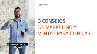 ✅ 3 Consejos de «marketing y ventas» para clínicas [upl. by Nomzaj97]