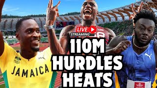 110M Hurdles HEATS LIVE Paris Olympics 2024 Watchalong [upl. by Ivon]