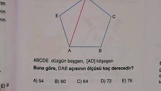 Endemik Tyt Ayt Geometri Çokgenler Test 1 Çözümleri [upl. by Nivrag84]