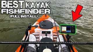 Best Kayak Fish Finder in 2020  Full Install  DIY  Lowrance Hook2 5 GPS  EASY to use [upl. by Acemahs120]