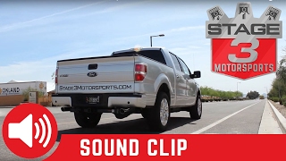 20112014 F150 EcoBoost MBRP Dual Exit Cat Back Exhaust Sound Clip [upl. by Llenyaj]