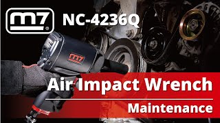 quotMaintenance Toolsquot Air Impact Wrench NC4236Q amp Replace NC4236T07 Anvil Assy [upl. by Delfeena513]