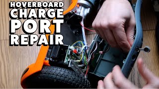 HoverBoard DC Jack Repair Replacing the Charger Port [upl. by Nerrad]