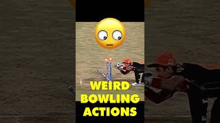 Most Weird Bowling Actions in Cricket 😬🤯 shorts ipl viratkohli [upl. by Kamin]