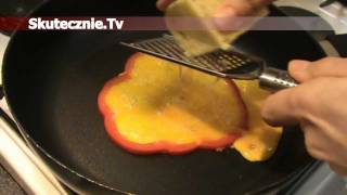 Kolorowy omlet w papryce  SkutecznieTv HD [upl. by Harmon]