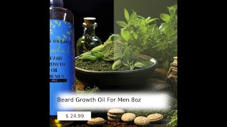 Beard Growth Oil For Men 8oz [upl. by Atnoed]