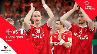 MATCH HIGHLIGHTS  Denmark vs France  EHF EURO 2024 final [upl. by Raybourne43]