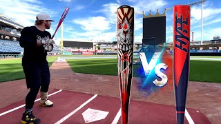 DeMarini VOODOO ONE vs Easton ADV HYPE  BBCOR Bat Madness World Series 4  Kauffman Stadium [upl. by Akitnahs]