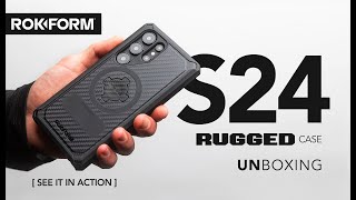 NEW Galaxy S24 Series Rugged Case Unboxing [upl. by Sahpec]