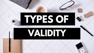 Types of Validity in UrduHindi [upl. by Ennyrb]