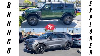 Ford Explorer vs Ford Bronco Which Vehicle Is Best For Your Adventures [upl. by Candis]