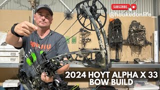 2024 Hoyt Alpha X 33 Bow Build [upl. by Aden]