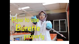 ChemLab 3 How to do Burette Titration [upl. by Bary]