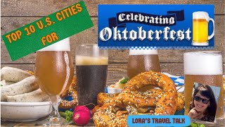 Top 10 US Cities for Oktoberfest [upl. by Eelyahs]