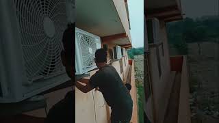 Voltas ac installation for cool Xpress installation viralshorts [upl. by Varuag]