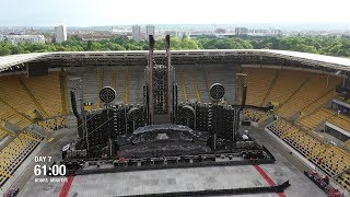 Rammstein  Europe Stadium Tour Time Lapse [upl. by Khalid]