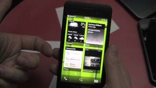 First Look BlackBerry 10 vs Android [upl. by Karalee846]