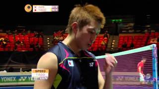 YONEX ALL ENGLAND BADMINTON CHAMPIONSHIPS 2014 MSQF [upl. by Vullo883]