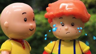 Funny Animated cartoons Kids  Leos Birthay  WATCH ONLINE  Caillou Stop Motion [upl. by Ailuy]