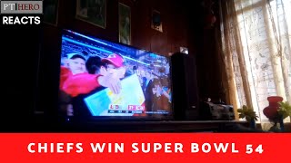 REACTION TO  49ERS vs CHIEFS Final Minutes  Super Bowl 54 [upl. by Okiam420]