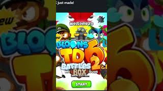 NEW BLOONS GAME DROPPED AND ITS CRAZY shorts [upl. by Ahsekan]