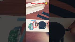 smartwatch T500max 🖤 unboxing [upl. by Ashelman]