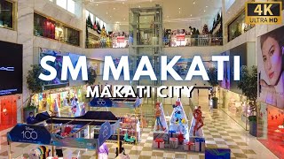 SM MAKATI Full Walking Tour in MAKATI CITY 4K Manila Philippines  December 2023 Update [upl. by Fesoj799]