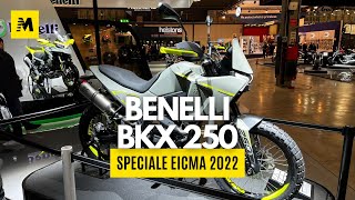 Benelli BKX 250  EICMA 2022 ENGLISH SUB [upl. by Beltran]