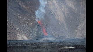 June 18 2023 — Video of southwest wall vent in Halemaʻumaʻu [upl. by Eliak]