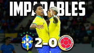 🇧🇷 BRASIL vs COLOMBIA 🇨🇴 PREOLIMPICO SUB 23 2024  REACCION 🇦🇷 [upl. by Notlim723]