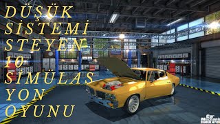 DÜŞÜK SİSTEM İSTEYEN 10 HARİKA SİMÜLASYON OYUNU [upl. by Areic]