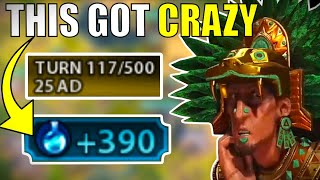 Civ 6  This Turned Into One Of The Craziest Games Ive Played – 2 Deity Aztec Civilization VI [upl. by Daggett226]