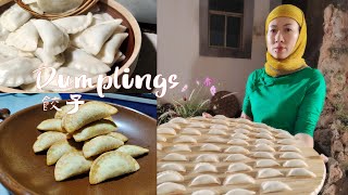 DUMPLINGS HALAL RECIPEMuslim Chinese Food  BEST Chinese halal food 【饺子】 [upl. by Draillih]