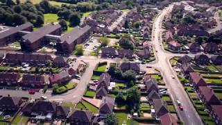 Blurton from above  Stoke On Trent  DJI Mavic Drone 4k [upl. by Eiryk751]