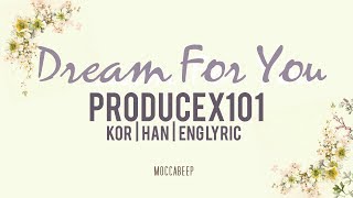 Dream For You lyric HanRomEng  Producex101 [upl. by Shelby527]