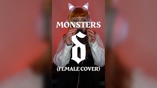 Female metal vocalist sings MONSTERS  Shinedown Shorts [upl. by Itteb]