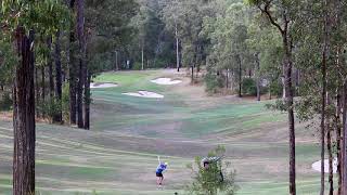 Signature Holes 13th at Brookwater Golf amp Country Club QLD [upl. by Amla]