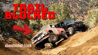 Jeeping Up Miller Jeep Trail and Getting Blocked by a Broken Toyota Truck [upl. by Woodruff]