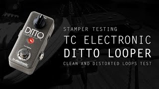 TC Electronic DITTO Looper Guitar Pedal Sound Demo  Test [upl. by Nosreme709]