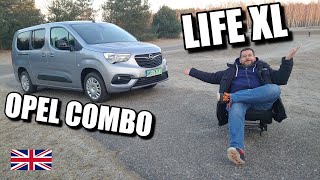 Opel Comboe Life XL  7Seater EV For Your Family ENG  Test Drive and Review [upl. by Nallek]