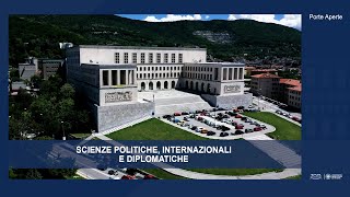 Scienze Politiche Internazionali e Diplomatiche  Lauree triennali [upl. by Eiuqnimod795]