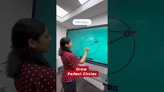 Interactive Flat Panel 65 Inch Smart Board  How To Use Smart Board Compass  Math Tools [upl. by Shuman]