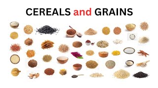 50 Cereals and grains name In english  Learn english vocabulary  cereals and grains vocabulary [upl. by Fessuoy432]