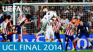 Real Madrid v Atlético Madrid 2014 UEFA Champions League final highlights [upl. by Serrell]