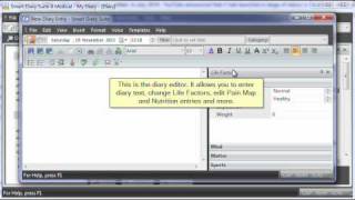 How to add a new diary entry using Smart Diary R Suite [upl. by Nonad]