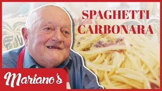 Make the PERFECT Spaghetti alla Carbonara with a twist  Marianos Cooking  S1E10 [upl. by Goldberg109]