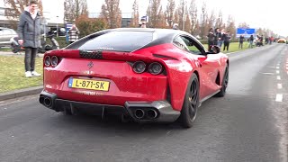 Ferrari 812 Superfast with Novitec Exhaust Cold Start Revs amp Acceleration SOUNDS [upl. by Durtschi]