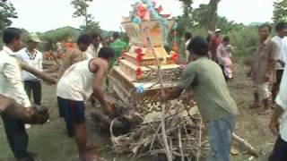 Buddhist funeral Sipandon Laos 29 The burning og the body Ligbrænding i Laos [upl. by Chancelor]